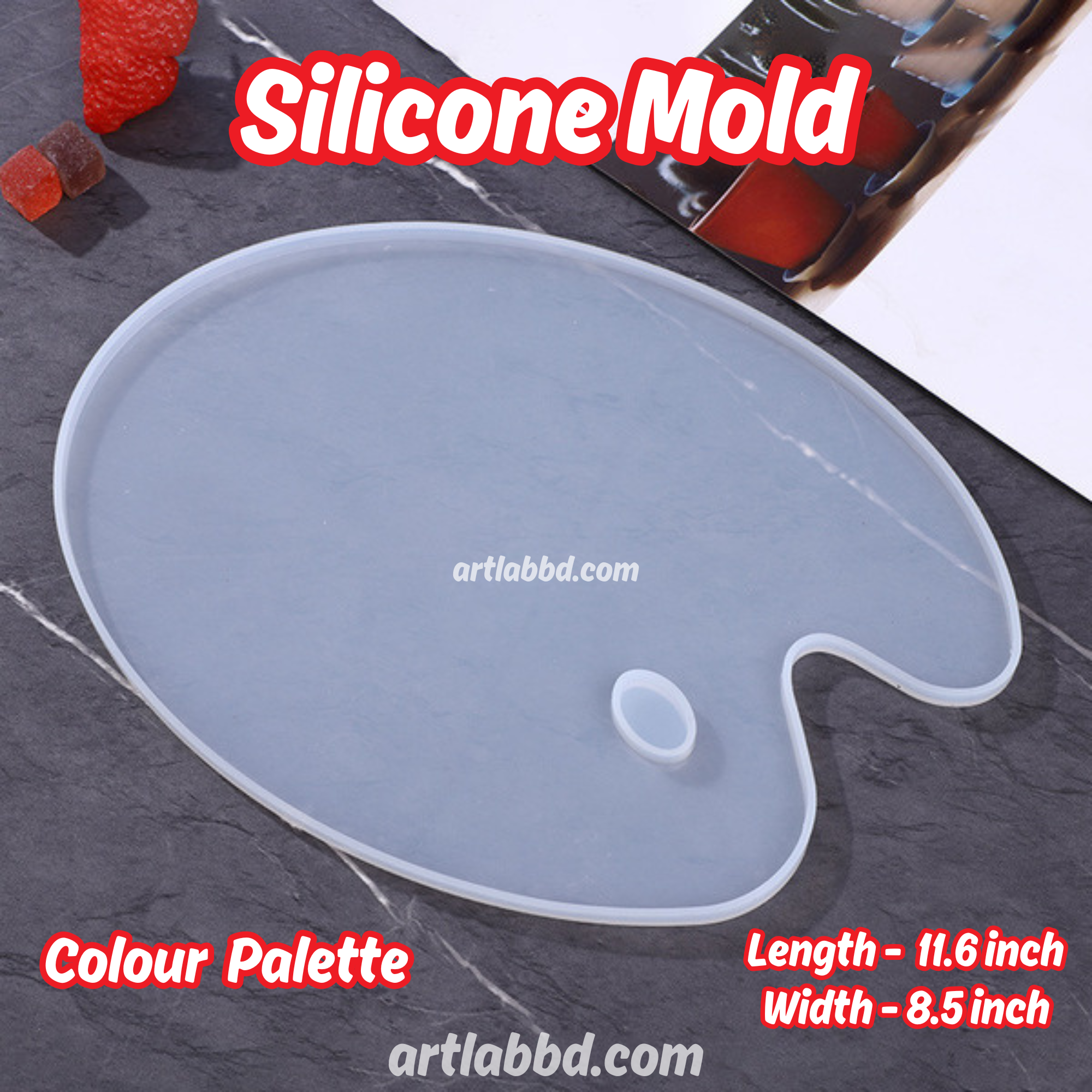 Silicone Mold – Colour Palette 
